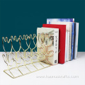 Wire bookshelf metal table top creative magazine rack